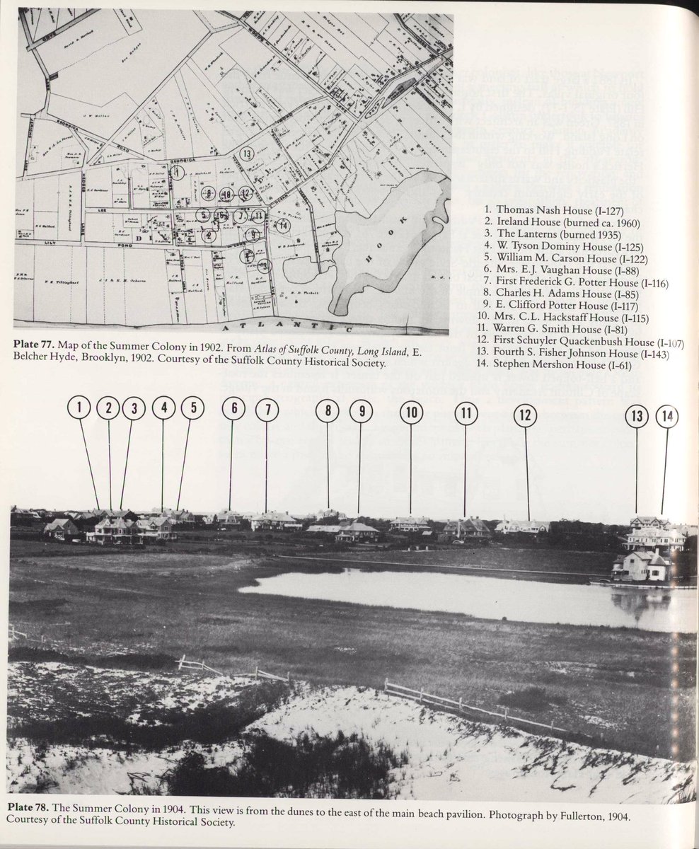 StroughHamptons's tweet image. Photo of the Summer Colony of East Hampton, 1904. Onadune is #13. Last of its kind. Call us to preview! Ask $25M. A work of art. Exclusive.