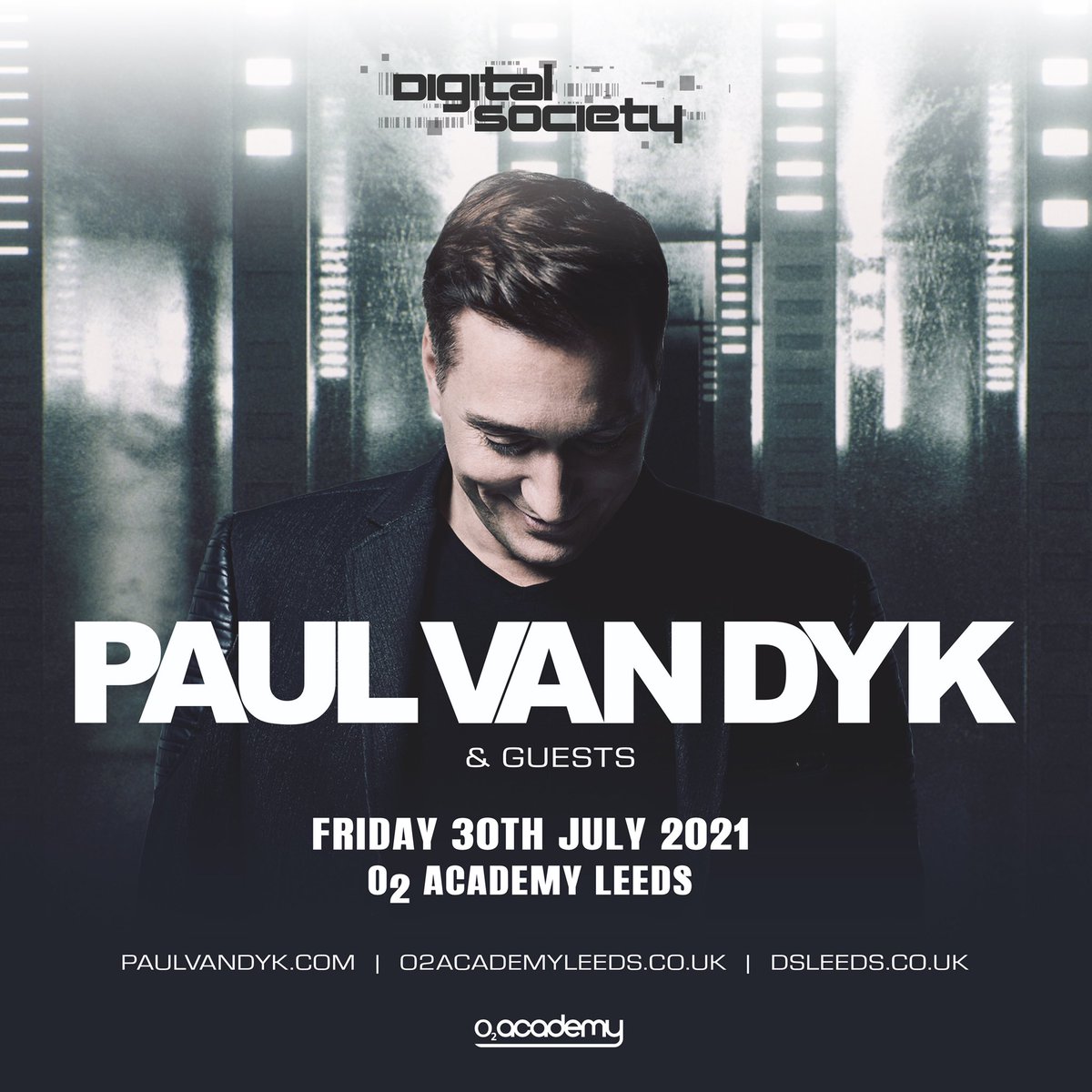 PVD returns this July 30th to the O2 Academy Leeds, with full DS production! @PAULVANDYK @O2AcademyLeeds dsleeds.co.uk Tickets on skiddle now 🔥