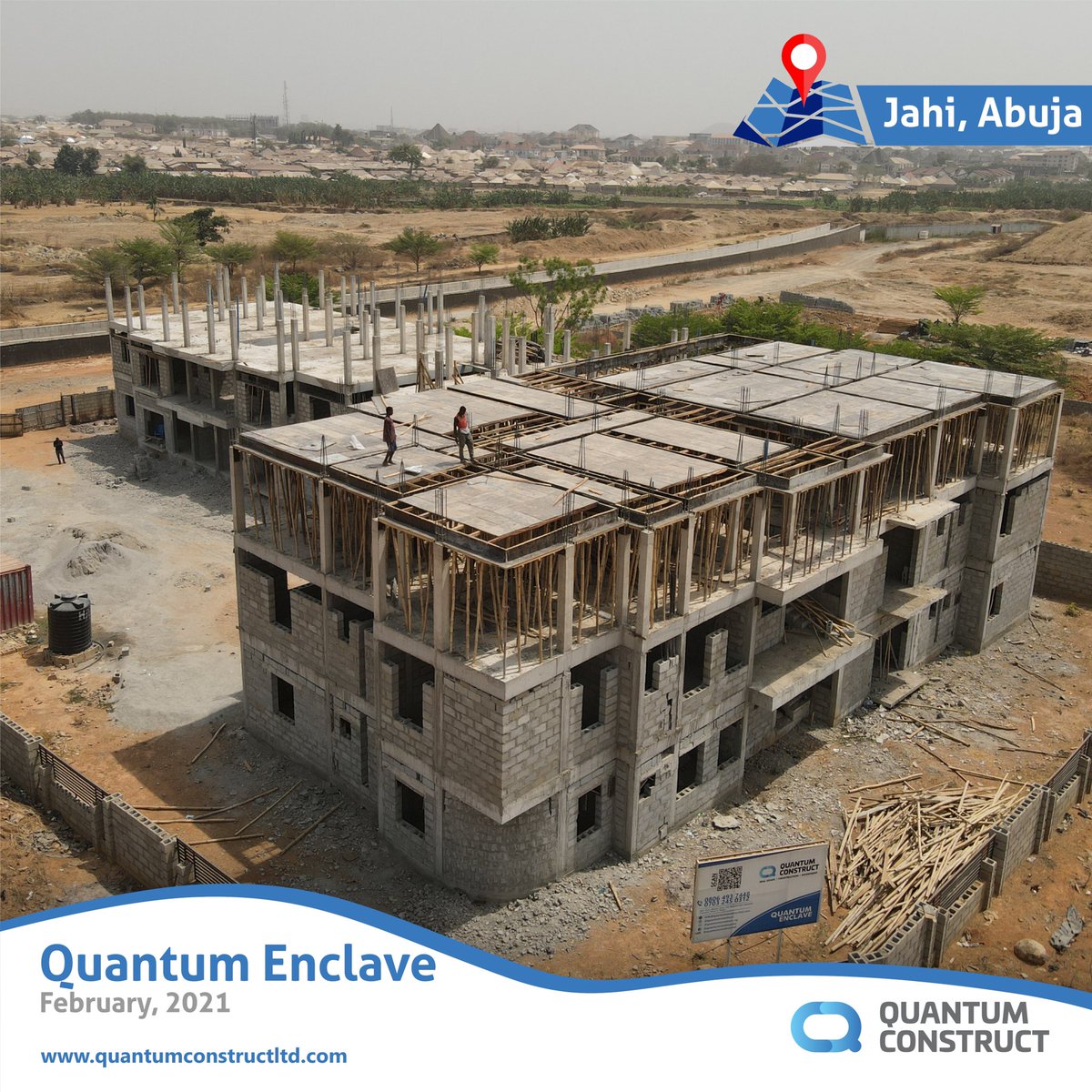 Quantum_ng's tweet photo. Progress report February:
Our commitment to deliver you quality homes remain our priority.
Choose Quality living
Choose Quantum construct
#realestate
#construction
#investment
#thequantumadvantage
#qualityliving
#quantumforteestate
#quantumenclaveestate https://t.co/R3a5YKtgAo