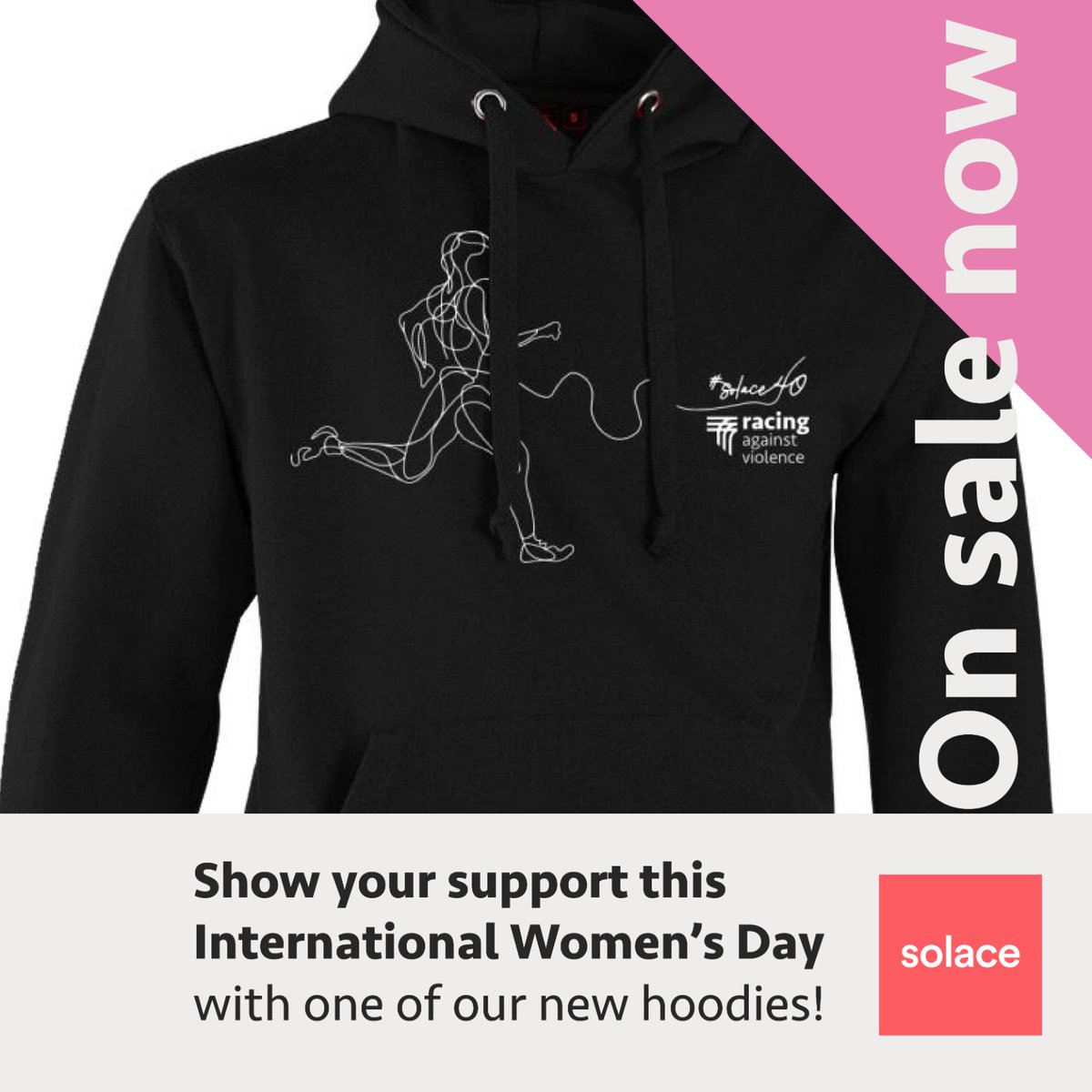 Women should not  be recognised just for a day on #IWD2021! Show your continued support, especially when the safety of women are constantly challenged in the society. Buy a limited edition hoodie to aid <a href="/SolaceWomensAid/">Solace Women's Aid</a> 's cause
ow.ly/3Vsi50DWvrf #ourcommunity #fundraising