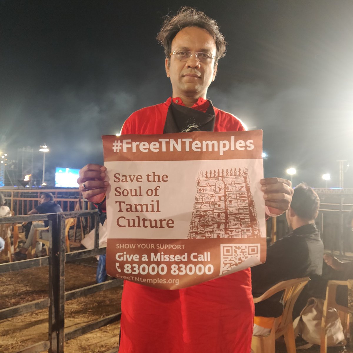 acharya27's tweet photo. #Mahashivratri #Sadhguru #FreeHinduTemples Temples should be in the hand of devotees.#FreeTNTemples https://t.co/DBVEJng6BY