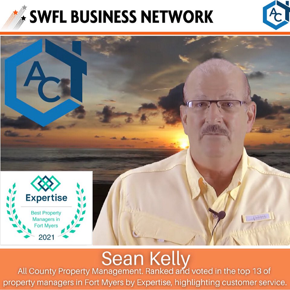 networkingSWFL's tweet image. All County Medallion Property Management can eliminate the stress of renting/managing a home, and can maximize your income. Contact area recognized Sean Kelly for more info. 

Learn more about our networks at swflbusinessnetwork.com

#fortmyers #sanibel #capecoral #lehighacres
