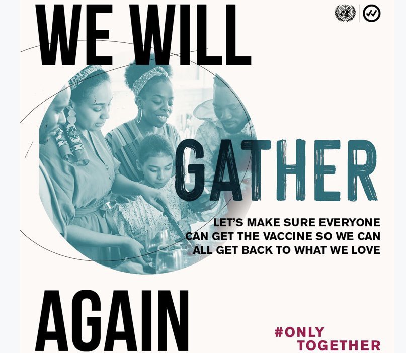MilicaPDJ's tweet photo. A global vaccination effort is essential to safeguard the future for us all.Vaccines must go first to those who need them most,no matter where they live. #OnlyTogether can we end this pandemic, and once again rejoice together in our shared humanity. #UNInitiative #SamoZajedno https://t.co/m2bEWBJqn3
