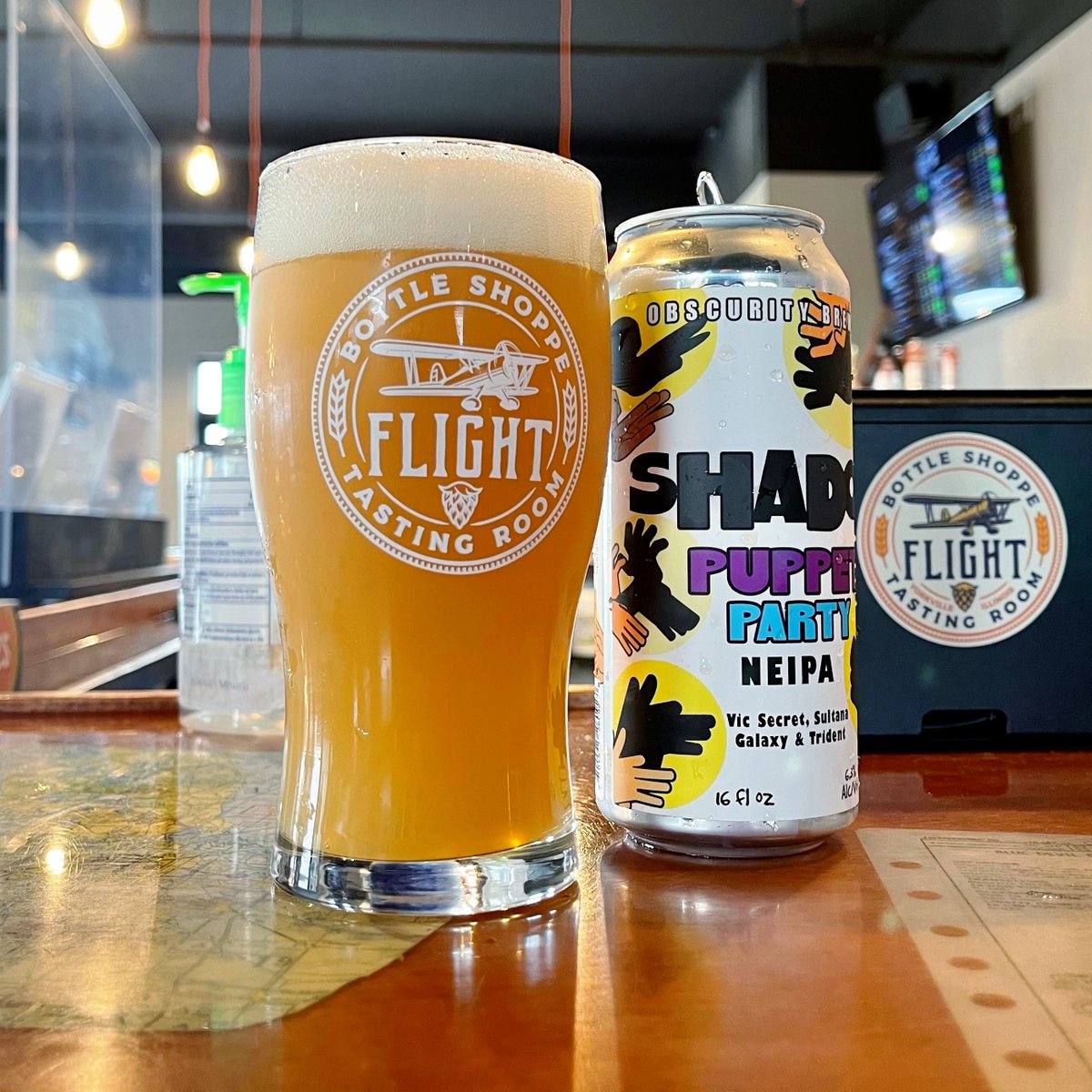 PATIO WEATHER IS HERE. Try Obscurity's: SHADOW PUPPET PARTY NEIPA. 

Sweet citrus swallows, feat a pineappley burst of floral hop tang, this crusher is 6.3% abv, &amp; packs a punch of 115% flavor flav. Highly recommended. GET OUT THERE AND #drinkobscurity

#heartlandbeverage