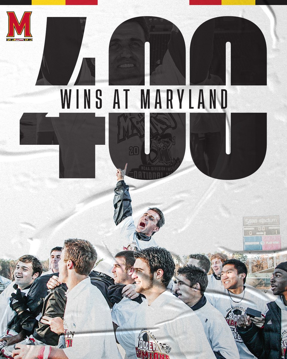 The legend becomes more legendary. 

<a href="/SashoCirovski/">Sasho Cirovski</a> wins his 400th match at Maryland!