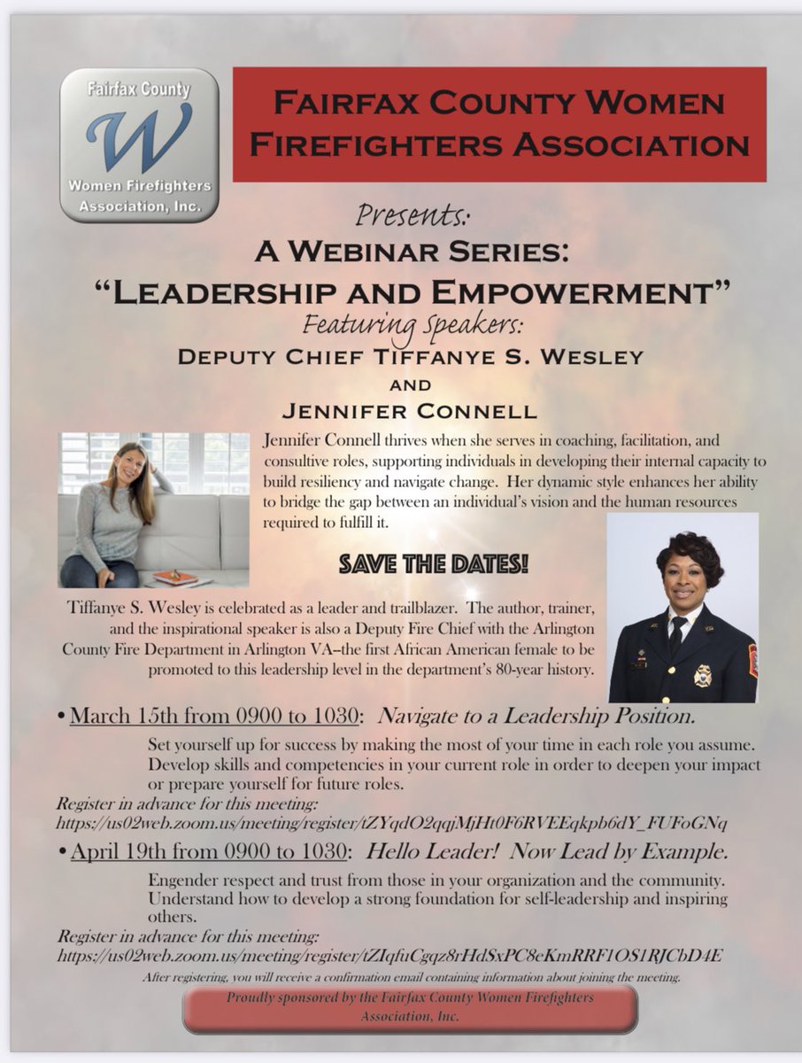 Navigate Your Way to a Leadership Position!
Mar 15, 2021 09:00 AM EST
 
Register in advance for this meeting:
us02web.zoom.us/meeting/regist…
 
After registering, you will receive a confirmation email containing information about joining the meeting.