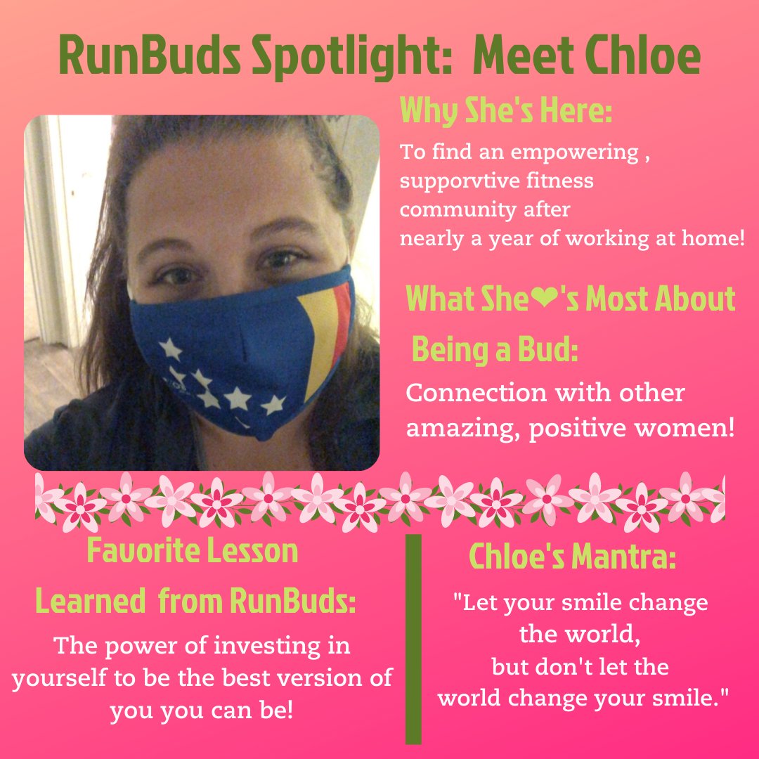 bullcityrunning's tweet photo. It's time for another #RunBuds Spotlight! Meet the inspiring and wonderfully positive Chloe Shevlin! Such a lovely addition to our RunBuds Class of 2021! https://t.co/QXK1pkvcyf