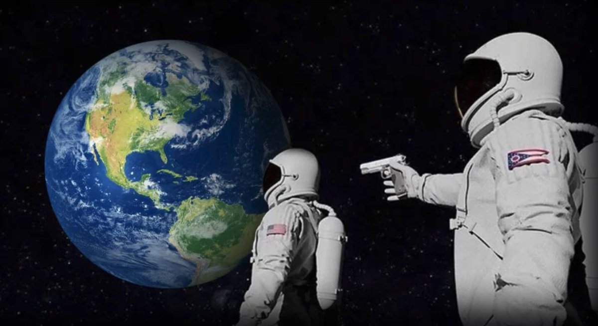 philip_schwarz's tweet image. doh, @jdegoes slipped in the &quot;astronaut with a gun meme&quot; in the context of a foreach (traverse) performance comparison, but he only flashed it for a few seconds so I didn&apos;t manage to screenshot it 🙂☹️ #zioworld #zio