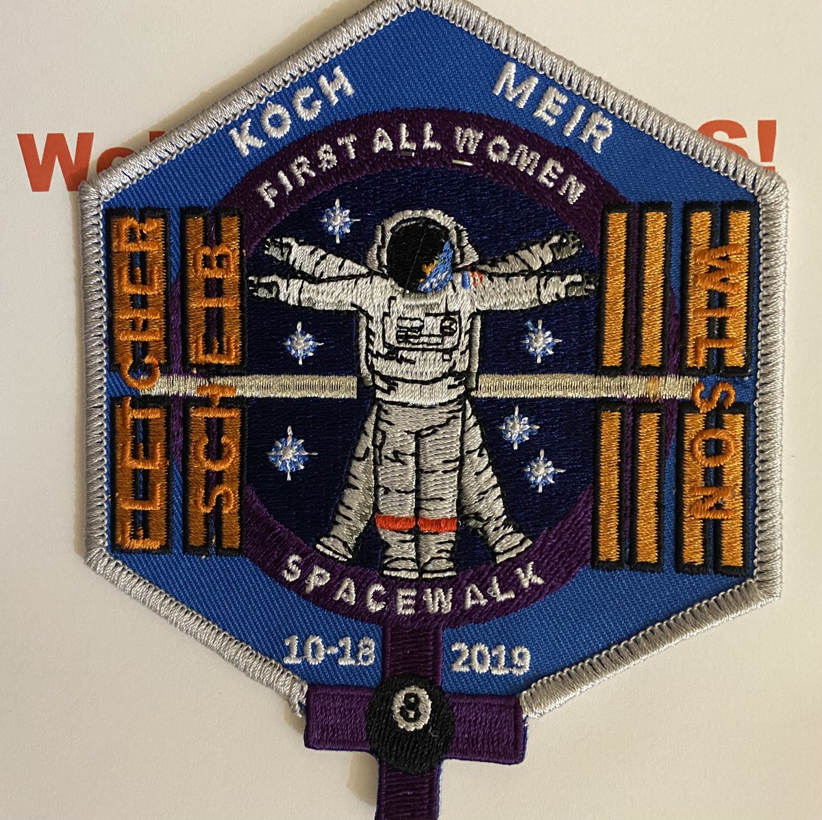 Thank you @nss , your welcome mission patch is amazing!!! 🤩🚀💫 #nationalspacesociety #welcomepatch #membership #becomingspacepolitans
