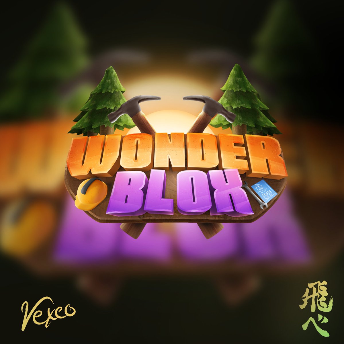 VexeoGFX's tweet photo. "WonderBlox" - Logo Commission for @RBLXcrackop 

sorry for the inactivity! I had a bunch of things going on w/ school but I should be chill now. also am hyped for spring break!! anyways here's a logo for the best dev team in roblox 😳

#roblox #robloxdev #robloxgfx #robloxgfxc https://t.co/TKpdvtn4vv