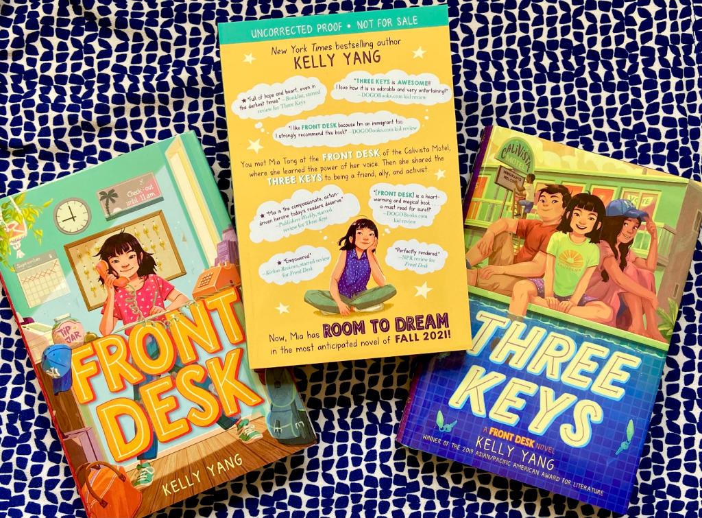 Calling all fans of @kellyyanghk’s #FrontDesk and #ThreeKeys! Galleys of the 3rd book in the series, #RoomToDream, have arrived! To celebrate, we’re GIVING AWAY 25 copies! Go here for your chance to #WIN a galley, featuring exclusive cover art: bit.ly/2PUjSs5 Coming 9/21