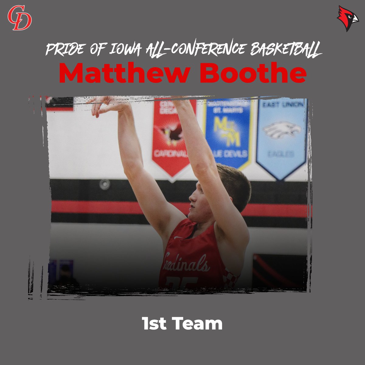 CardinalsCD's tweet image. Congratulations to the boys basketball players that earned postseason and academic awards!