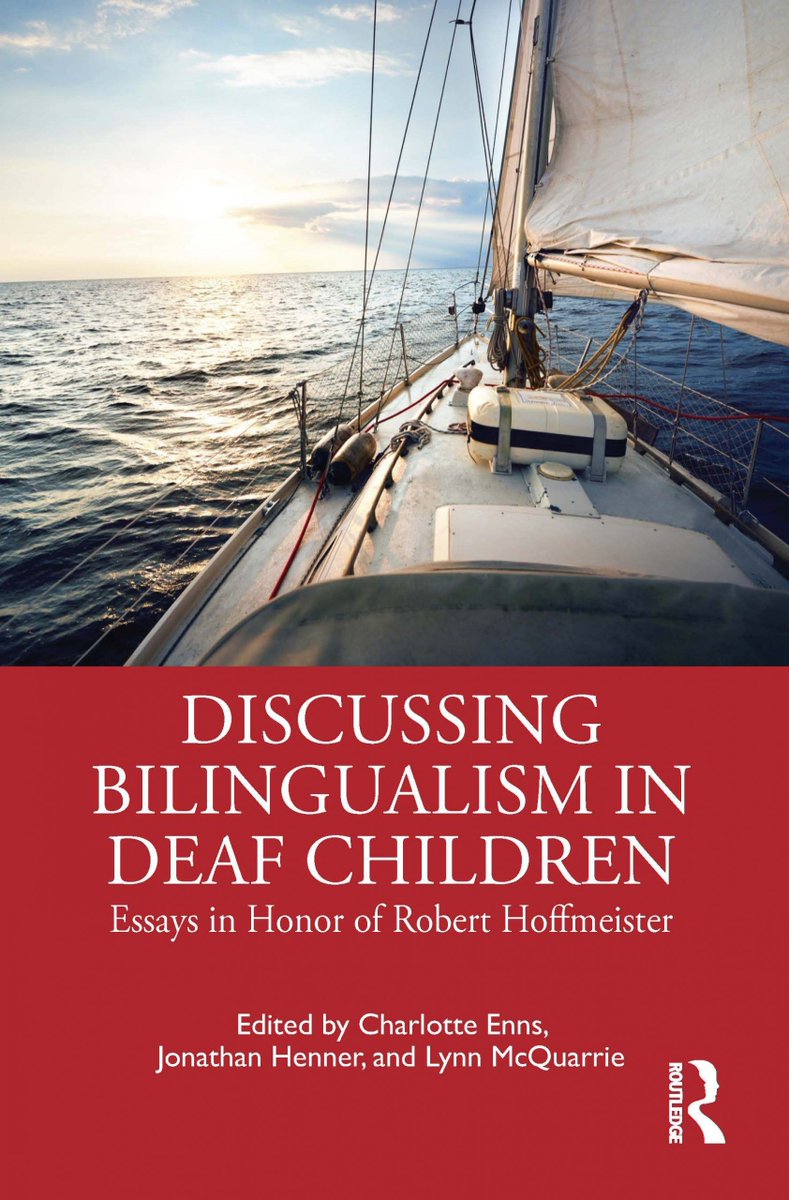 BUWheelock's tweet photo. BU Wheelock Deaf Studies Alumni Publish Book Honoring Work of Dr. Robert J. Hoffmeister - Discussing Bilingualism in Deaf Children: Essays in Honor of Robert Hoffmeister available April 1st. Read More ➡️ https://t.co/Vu4f6ChKds #humanpotentialtransformed https://t.co/EDAYFtdaVe