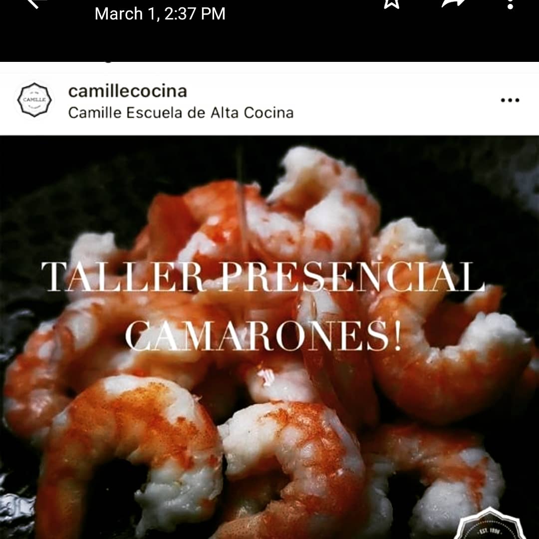 tastyshrimpclub's tweet photo. Buenisima y super recomendada experiencia en la Escuela de @CamilleCocina con una deliciosa receta de camarones con mandarina y jengibre con salsa de aguacate por el super chef Jorge Lamport y camarones @Acuamaya 🦐🍷🎉
#deliciosos #camarones #finecooking #Guatemala https://t.co/6cjzyYQ5GD