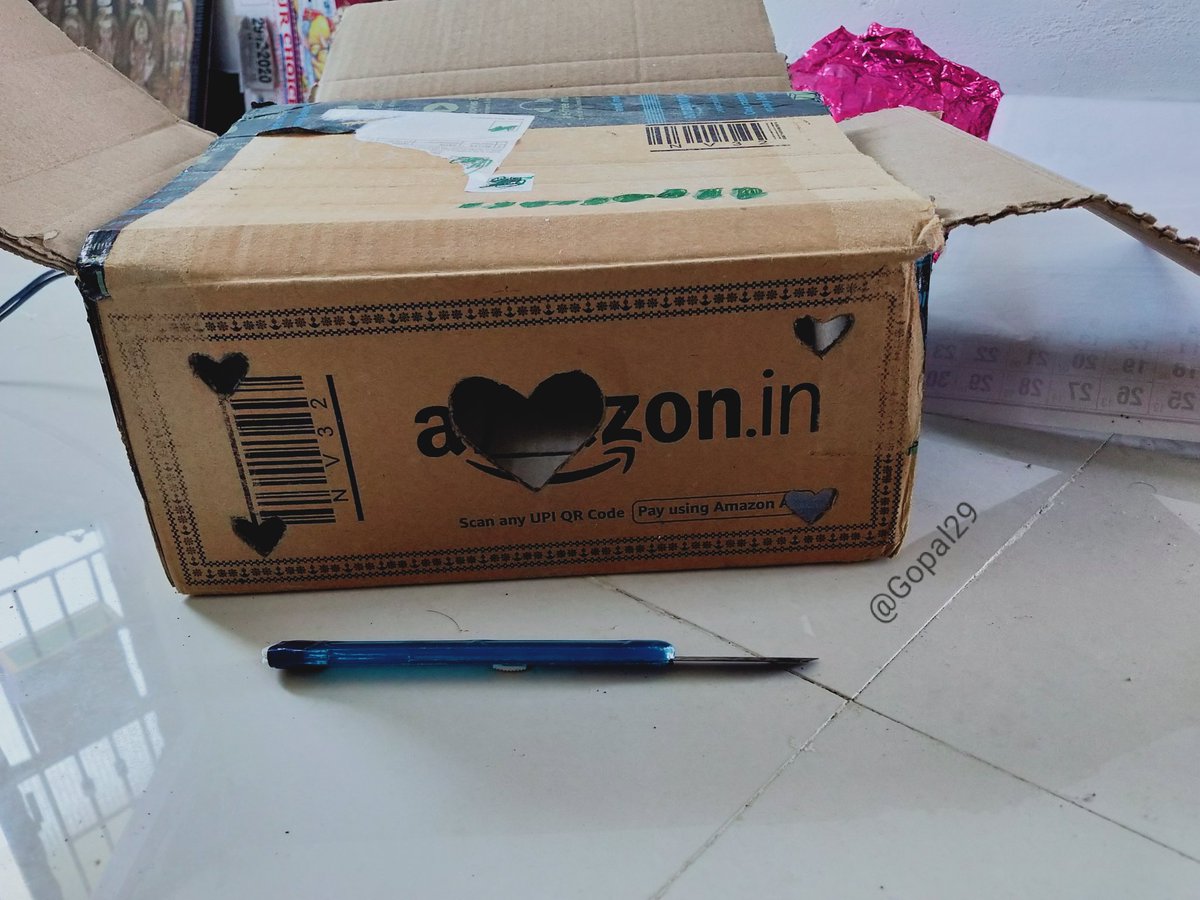 Gopal29's tweet image. I #PledgeToReuse ♻️ for the future of our planet.

Here i made beautiful decorative lamp using #amazon carton box. I really enjoying by watching this 😍❤️ @amazonIN