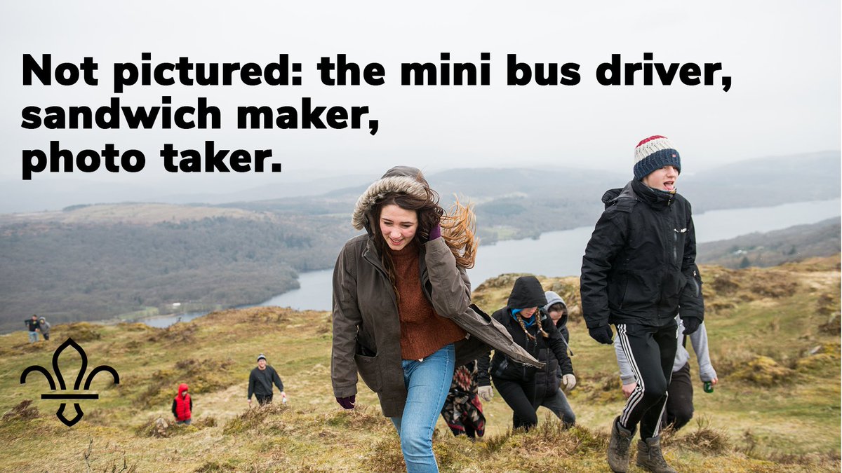 We need tea makers, activity planners, tidy-uppers and helpers for as little of as much time as you can spare. Find out more about our volunteering opportunities at bescouts.org.uk/x8Yna