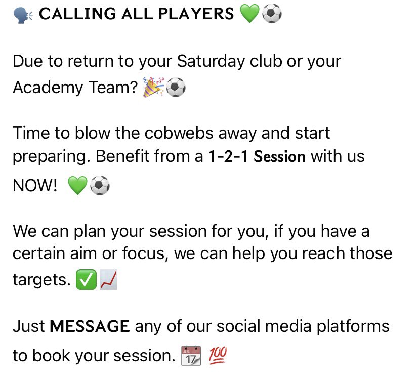 DR Football Coaching 💚⚽️ tweet media