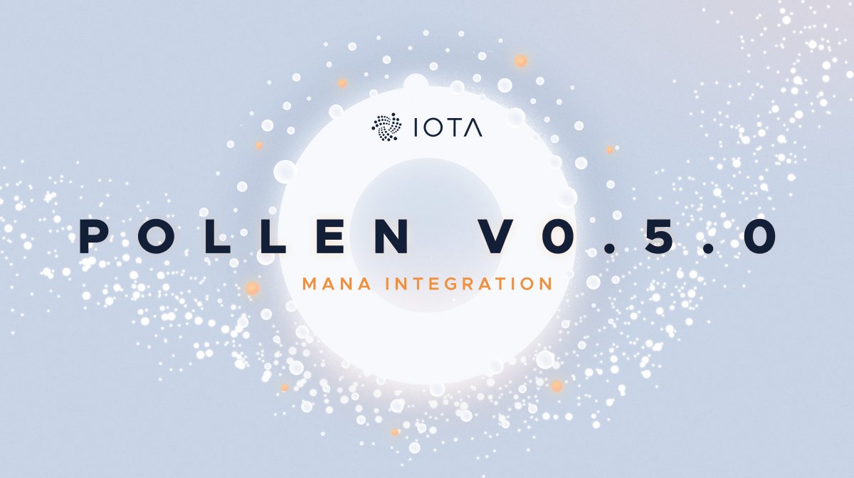 iota's tweet photo. We're starting our journey with #mana! We're delighted to release our new version of the #Pollen testnet aiming to test the first iteration of the mana implementation. Come try it out and share your comments. Who is as excited as we are? https://t.co/tan1CaFtEM
#IOTA https://t.co/p0Aeo26Tm6