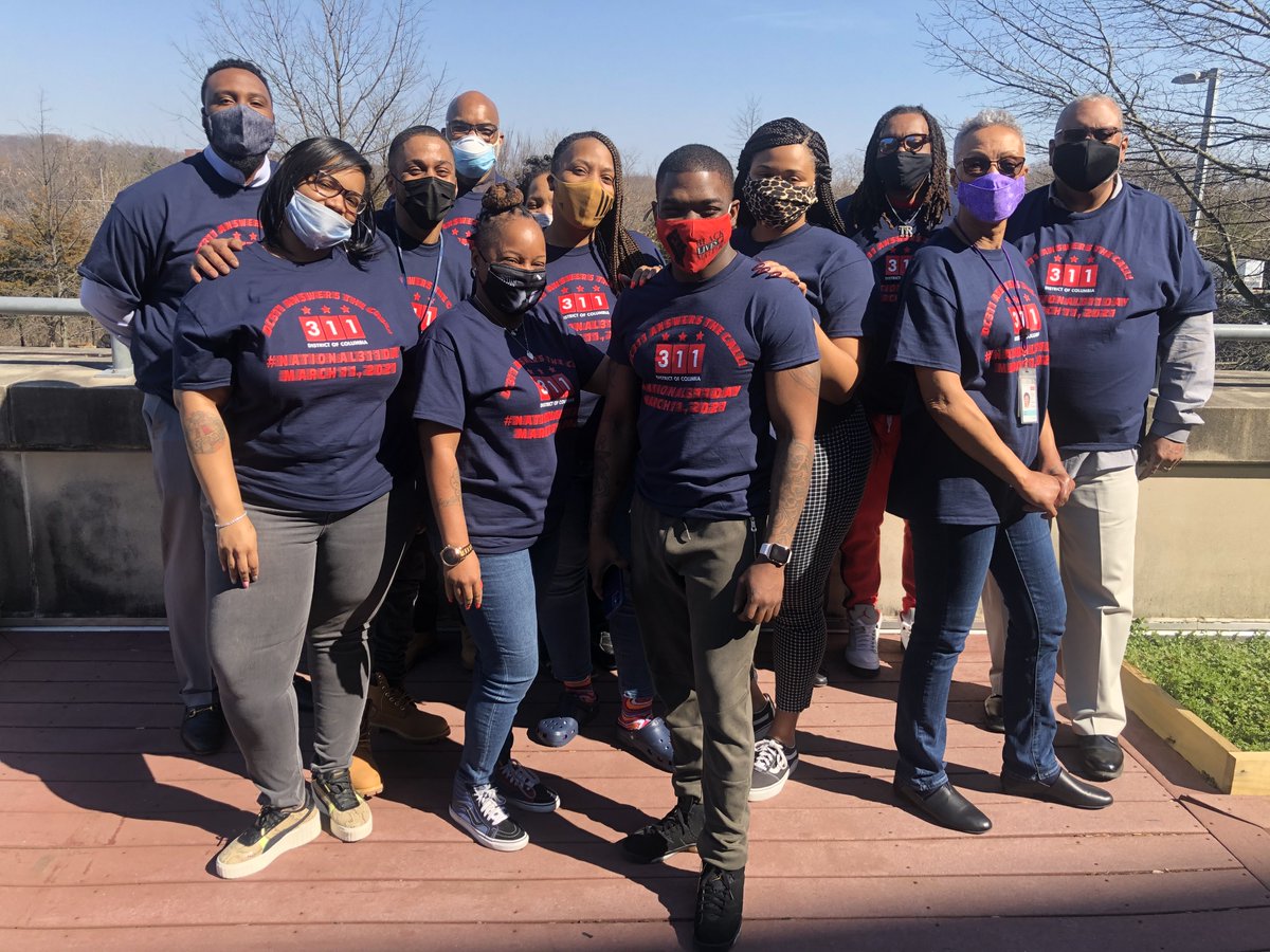 Today's the day! Happy #National311Day! #DC311 serves as the gateway for city services in the District 24 hours a day, 365 days a year! THANK YOU for all that you do! #DC311AnswersTheCall