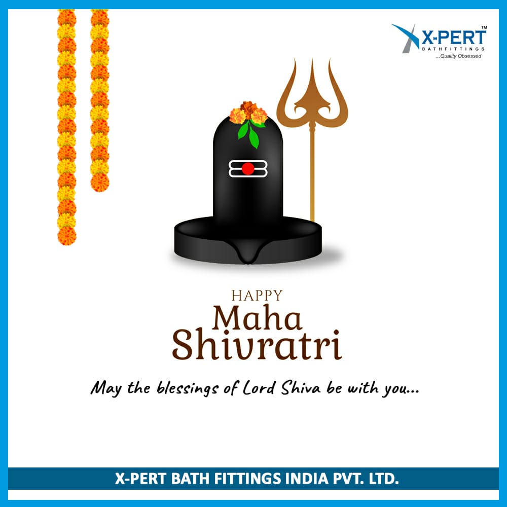 XpertFaucets's tweet photo. Greetings on the special occasion of #MahaShivratri today. On this auspicious occasion, may god bless with the strength to brave any difficulties and bestow happiness, good health and prosperity on all. #Shivratri https://t.co/FfSgIz8YgR