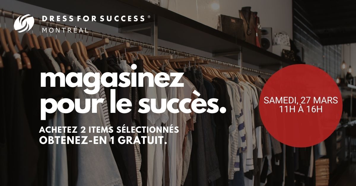 On revient en force en 2021 avec une vente inédite. Achetez 2 items sélectionnés et obtenez-en 1 gratuitement. Plusieurs nouveautés seront en vente. Passez nous voir en grand nombre; il y en a pour tous les goûts.

Plus de détails 👉 ow.ly/m6Qz50DWcjF