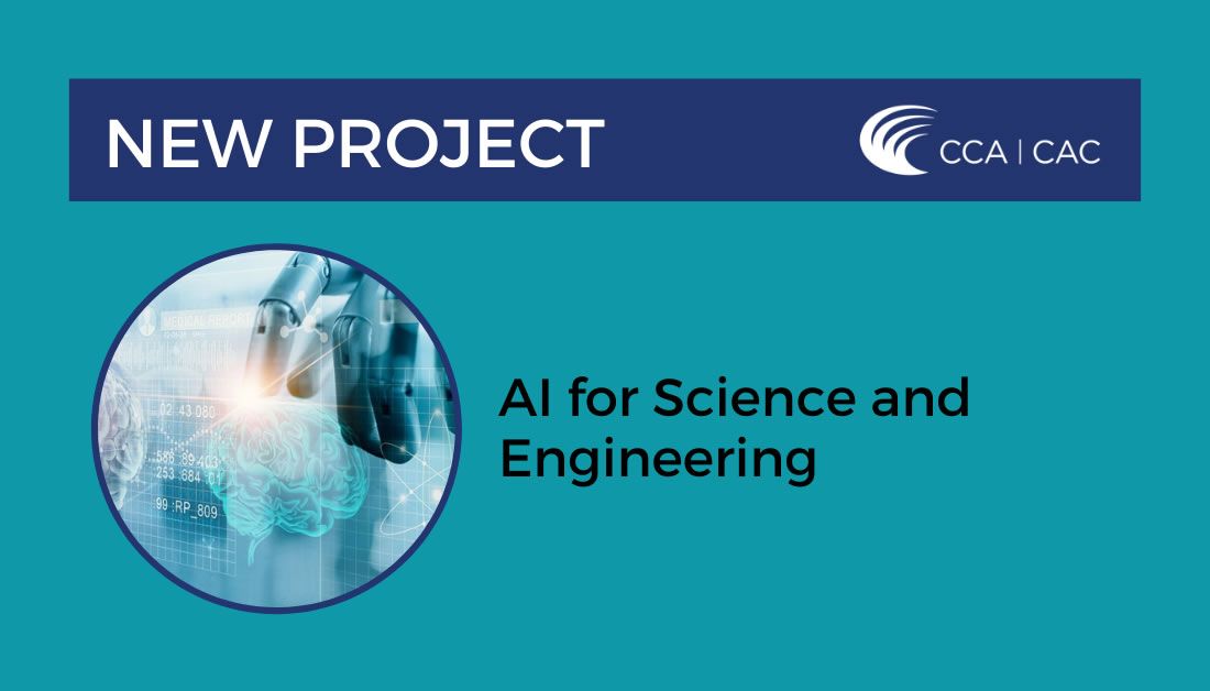 cca_reports's tweet photo. We are excited to announce the launch of a new project, AI for Science and Engineering. Learn more at: https://t.co/AqMxHNfcda #AI #CdnSci #CDNengineering #ArtificialIntelligence https://t.co/CWqOtdfBw7