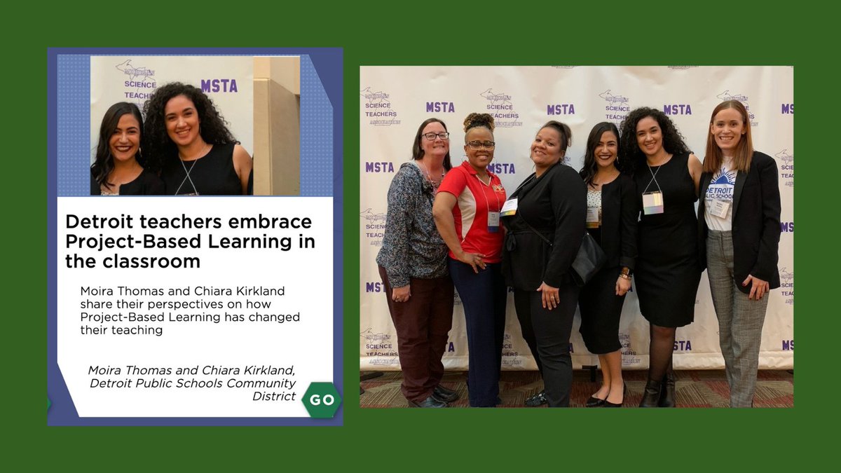create4stem's tweet photo. We're excited to have guest bloggers from Detroit Public Schools share their thoughts about Project-Based Learning and the difference it can make for students and teachers! https://t.co/KRR4xDPtuA https://t.co/SxGYfjraLH