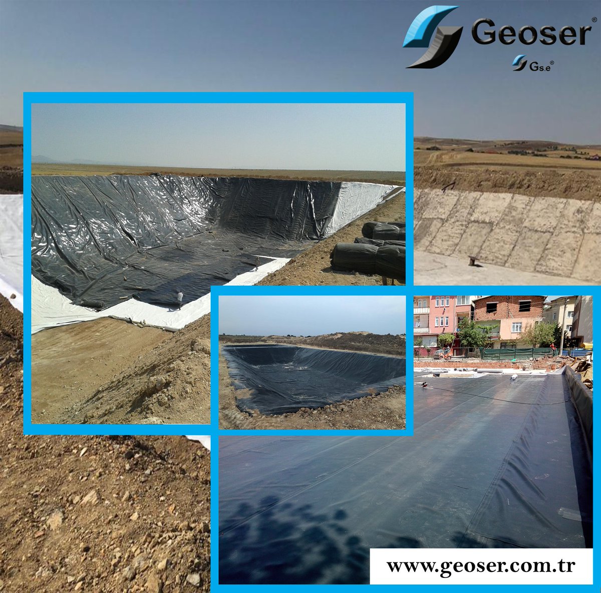 Geoser Geosentetik HDPE Geomembran uygulamaları💯
#hdpegeomembrane #hdpe #geomembranes #waterproofing #waterinsulation #geoser