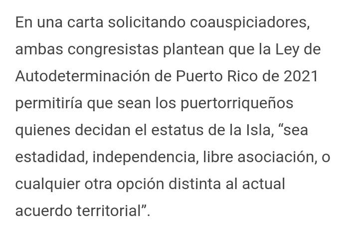 MREPR18's tweet photo. Parece que nuestro mensaje llegó a las congresistas puertorriqueñas Nidia Velázquez y Alexandria Ocasio Cortéz. Aunque no mencionan la reunificación, menciona cualquier otra fórmula de estatus distintas a las tradicionales. Ya dimos un paso importante. https://t.co/aVM7lVKDr8