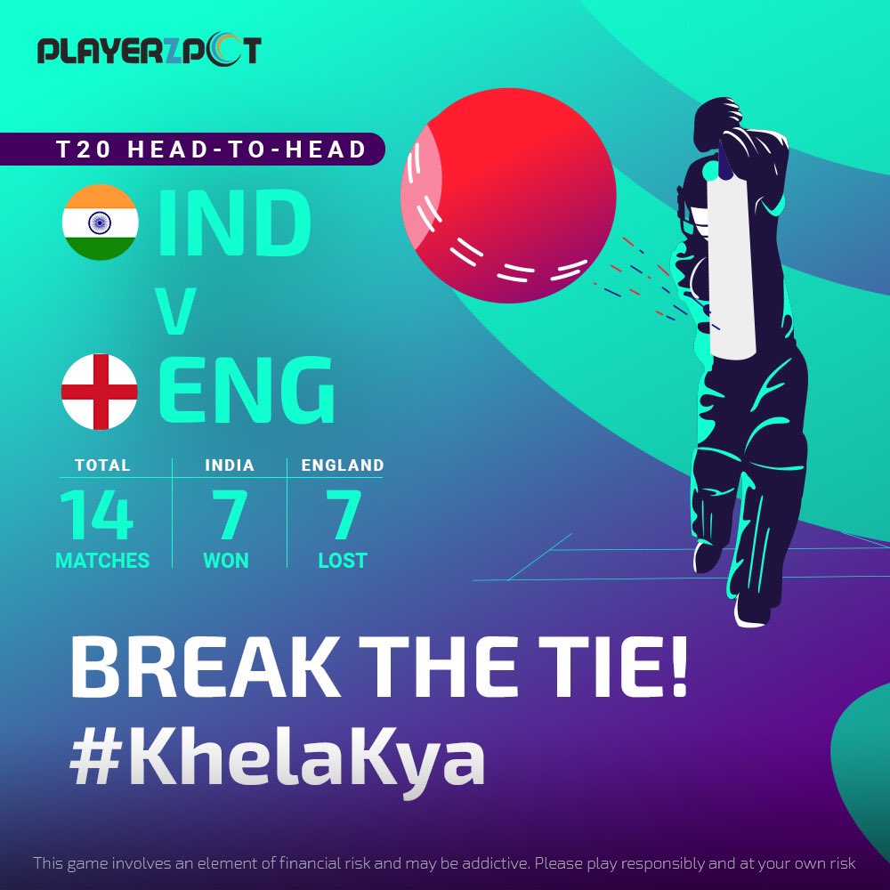 PlayerzPot's tweet photo. Their scores are even. Score change karne #KhelaKya? Download #PlayerzPot and make a winning team. #KheloPlayerzpot #ApnaGame #IndVsEng #T20 https://t.co/sntkTGeZ8J