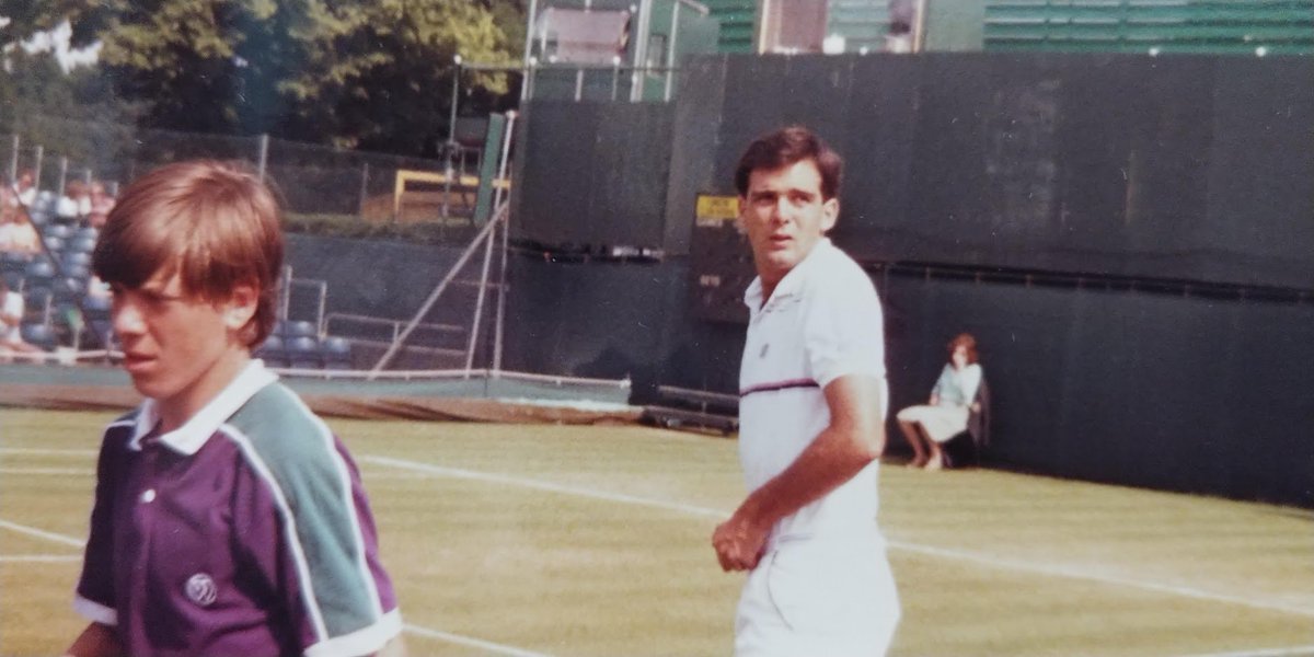 Tenisaddict27's tweet photo. @paul_annacone 
The 86 Wimbledon of you....Time flies!!😥 #TheGoodOldDays https://t.co/XhfUi5AgVQ
