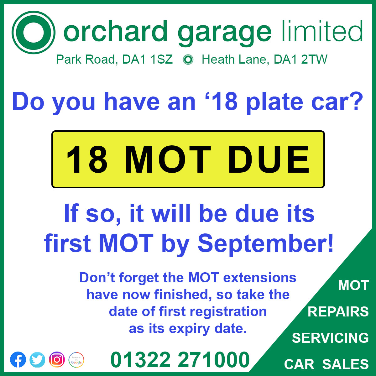 Orchard Garage Ltd (@orchardgarage) on Twitter photo 