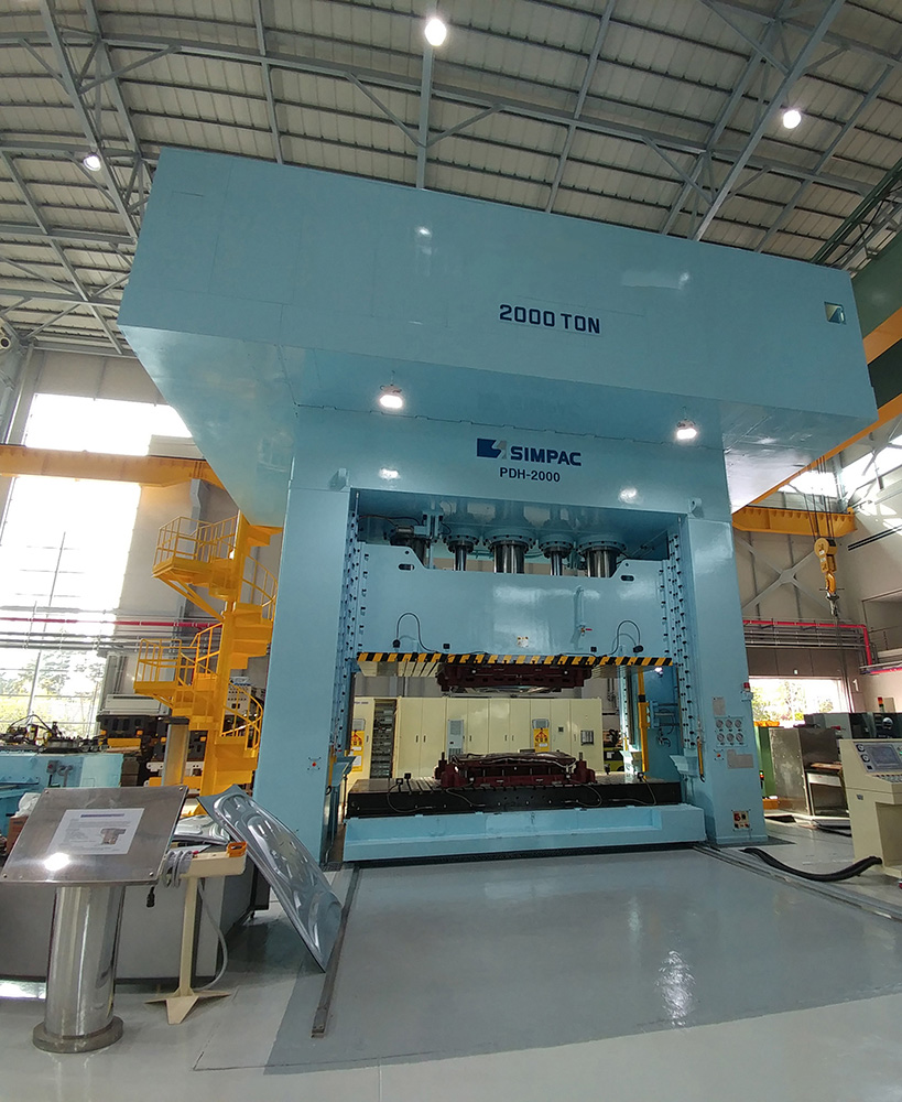 simpacamerica's tweet photo. With a press capacity range of 150-2,500 tons, #SIMPAC’s #PHseries &amp; #PDHseries of #hydraulic #presses are ideal for the #production of drawn parts &amp; #hotstamping applications. Available as a single press or hot #stampingline. 
#PressManufacturer #Drawing #MetalForming https://t.co/K6ZmB7gCcZ
