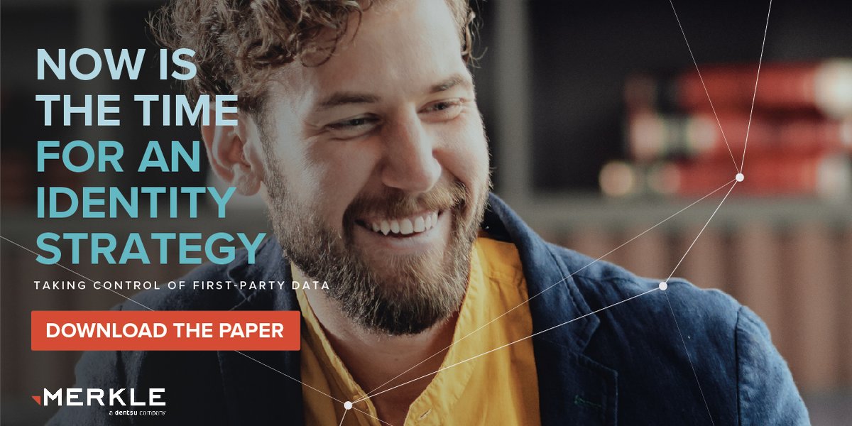 Why is taking control of your first-party #data is so important? Discover why #identity is so critical, what should an identity #strategy achieve and why now is the time for brands to build an identity strategy in our latest paper: bit.ly/30xM71F