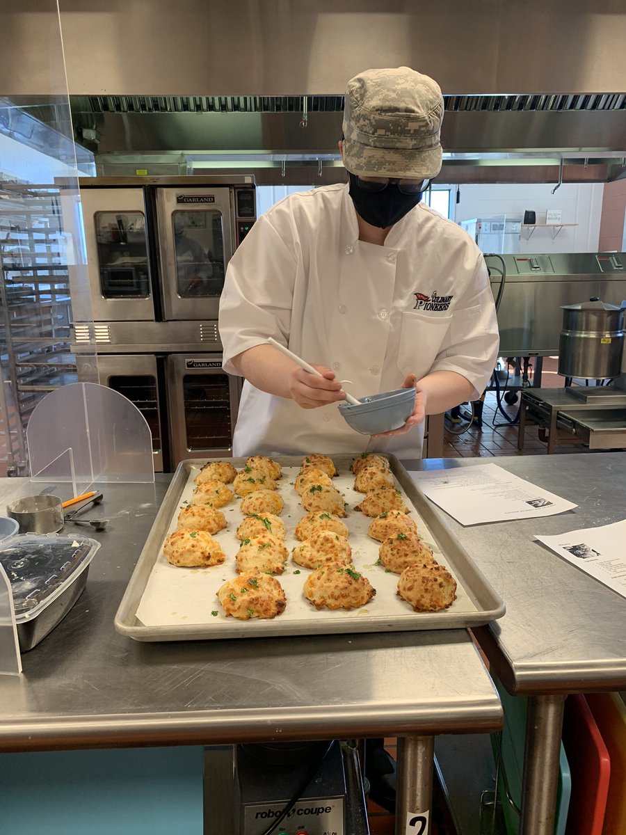 Quick breads in the lab today! Culinary One family for the complete win today!!! To say they are impressive is a vast understatement. This is only their second lab of the year. The future is brilliant with this bunch <a href="/CTE4pwcs/">PWCS Career & Technical Education</a> <a href="/PWCSNews/">PWCS</a>
