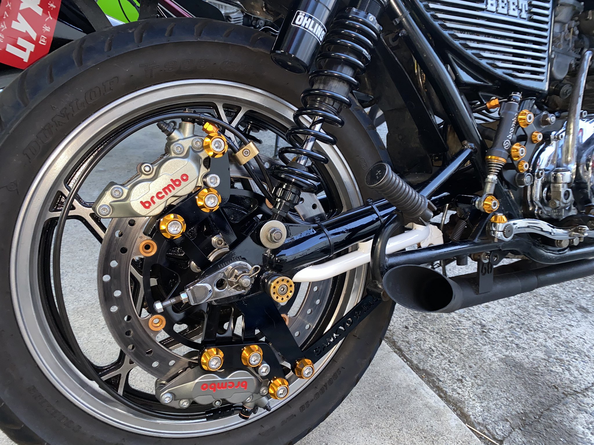 最終値下げ三協オート強化スイングアームgs400ザリゴキ