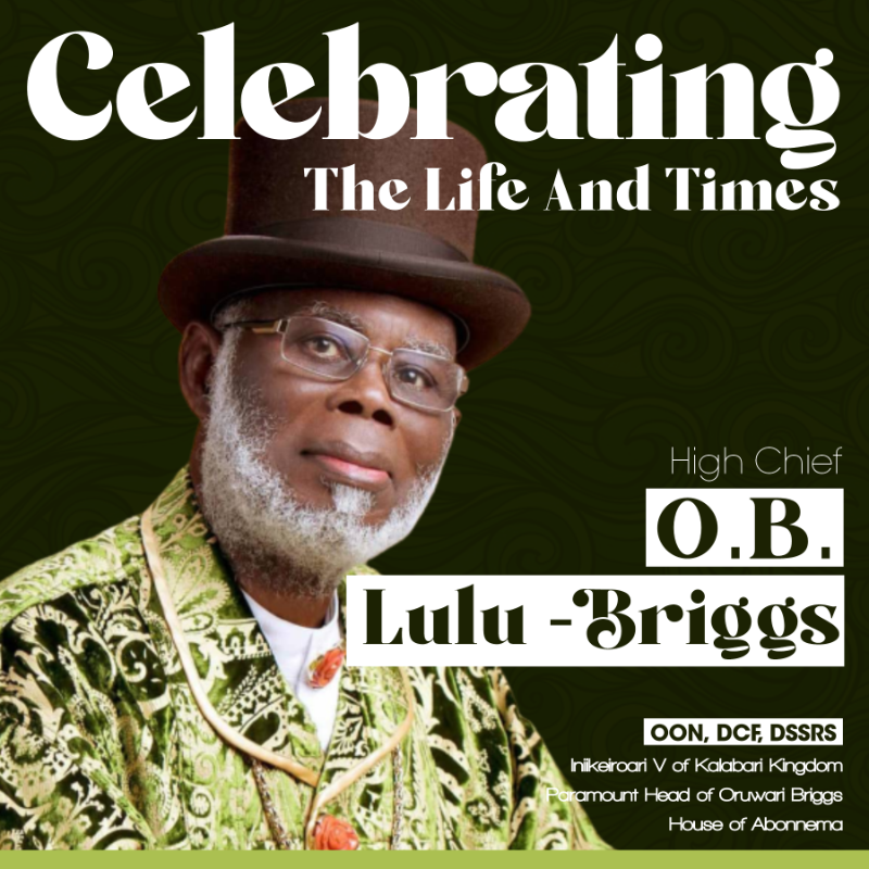 iniikeiroari's tweet photo. We say farewell to The Last Don, a Philanthropist extraordinaire, Business Mogul, &amp; Elder Statesman Late High Chief O.B. Lulu-Briggs, OON, DCF, DSSRS, Iniikeiroari V of Kalabari Kingdom, Paramount Head of the Oruwari Briggs Houses of Abonnema, Rivers State on March 13th, 2021.