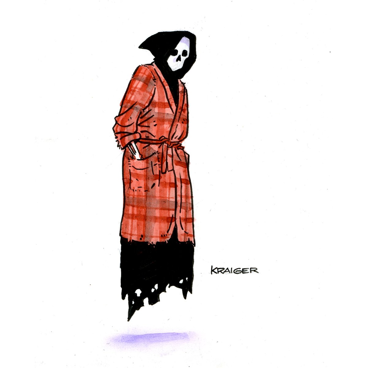 MichaelKraiger's tweet photo. Everyone has a favorite ratty old bathrobe, right?
#grimreaper #covidyear #bathrobe #kraiger #pestilence https://t.co/YpG3C2uNli