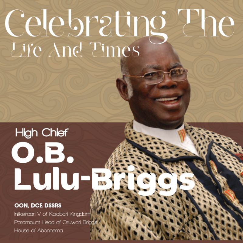 iniikeiroari's tweet photo. We say farewell to The Last Don, a Philanthropist extraordinaire, Business Mogul, &amp; Elder Statesman Late High Chief O.B. Lulu-Briggs, OON, DCF, DSSRS, Iniikeiroari V of Kalabari Kingdom, Paramount Head of the Oruwari Briggs Houses of Abonnema, Rivers State on March 13th, 2021.