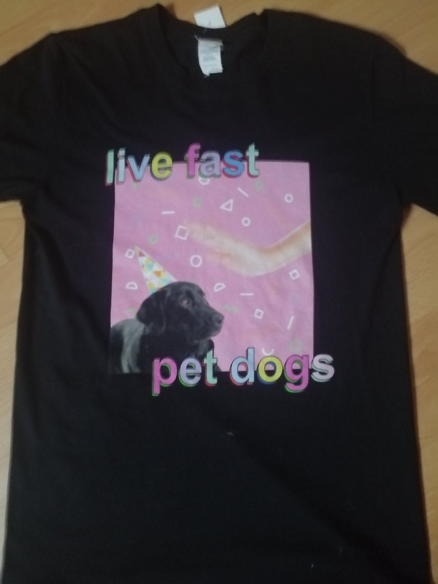 FenekArt's tweet image. I was in second hand and i get @puppercore merch! Im so happy!
#dogecore #puppercore #tshirt