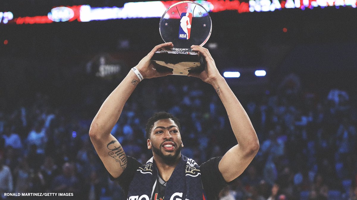 SportsCenter's tweet image. 🏀 NCAA Champion 
🏀 2012 NCAA Tournament MOP 
🏀 No. 1 Draft Pick (2012) 
🏀 8x NBA All-Star 
🏀 All-Star MVP (2017)
🏀 NBA Champion 

Anthony Davis turns 28 today and has already accomplished so much 🎊