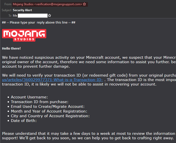 Mojang Support (@MojangSupport) / X