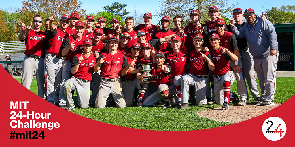 It’s time to swing for the fences today with the 24-Hour Challenge! Help support the 2019 NEWMAC Champions and DAPER by making your gift today at bit.ly/2PLDzPE! You play a key role in the success of our program and we are glad to have you on our team! #MIT24 #RollTech