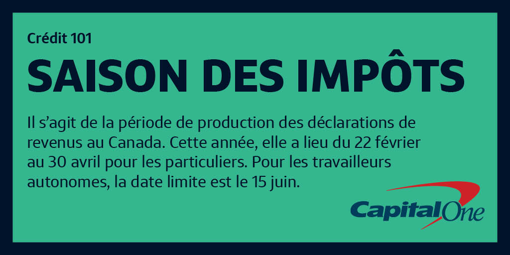 CapitalOneFR's tweet image. La saison des impôts est commencée. Avez-vous rempli votre déclaration?