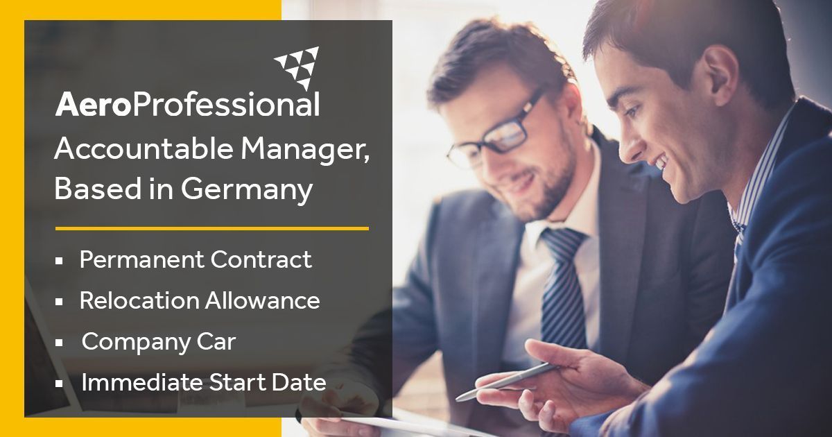 AeroProJobs's tweet image. We are looking for an #AccountableManager to join our German based client, offering a relocation allowance, a company car, 25 days annual leave and a permanent contract! Read more at buff.ly/2ZPo5z0
#AviationJobs #AviationManagement #JobsInAviation #JobsInGermany