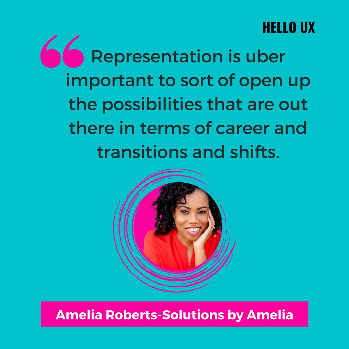 helloux_design's tweet image. @Talk2amelia  explains why representation is important to open up the panoramic of possibilities to those who otherwise would not consider themselves to be viable players in specific professional fields.

#uxdesign #helloux #networking #diversevoices #womenintech #uxers