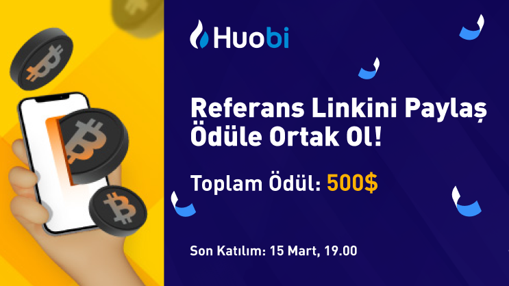 🔥 10 Kişiye Toplamda 500$ Değerinde Çekiliş!🥳

Arkadaşlarınızı Huobi'ye davet edin, 100,000$'lık ödül havuzunu kaçırmayın👇
x.com/HuobiTurkiye/s…

Çekilişe katılmak için;
☑️Beğen💖 Retweet♻️
☑️Takip et👉<a href="/HuobiTurkiye/">Foody</a>
☑️Yoruma referans linkini yaz ve 3 arkadaşını etiketle🙌