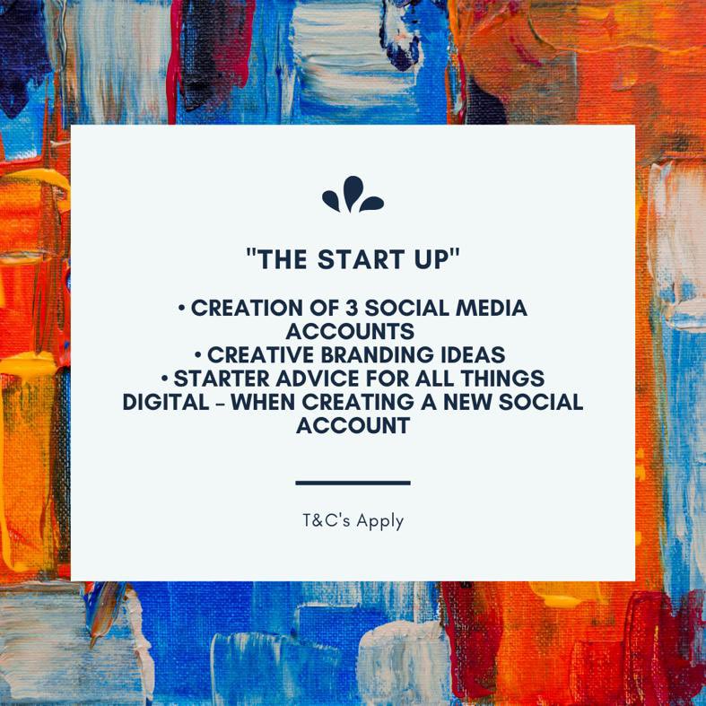 We are now underway and actively taking clients! 🤝 

Introducing our first “The Start Up” package. 

📧 Please send a DM or email us to enquire 

#sodamnsocial

#smallbusiness #socialmediaagency #socialmediaadvice #socialmediagurus #socialmediaforsmallbusinesses #smallbusinessuk