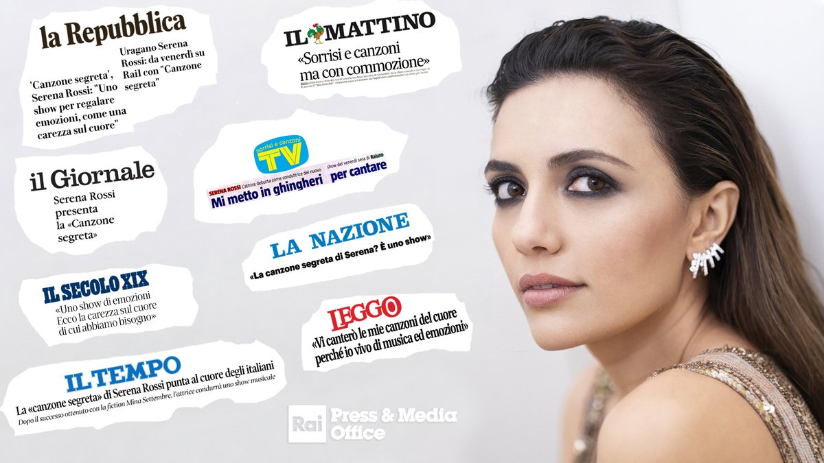 Sette ospiti si raccontano a <a href="/serenarossi_com/">Serena Rossi</a>: #CanzoneSegreta, da stasera alle 21.25 su <a href="/RaiUno/">Rai1</a>. Nella prima puntata: <a href="/Lucaargentero/">LUCA ARGENTERO</a>, <a href="/VirgiRaffaele/">Virginia Raffaele</a>, <a href="/MarcoTardelli82/">Marco Tardelli</a>, <a href="/VPivetti/">Veronica Pivetti</a>, Carlo Conti, Franca Leosini e Cesare Bocci ➡ bit.ly/3t0voAc
#12marzo