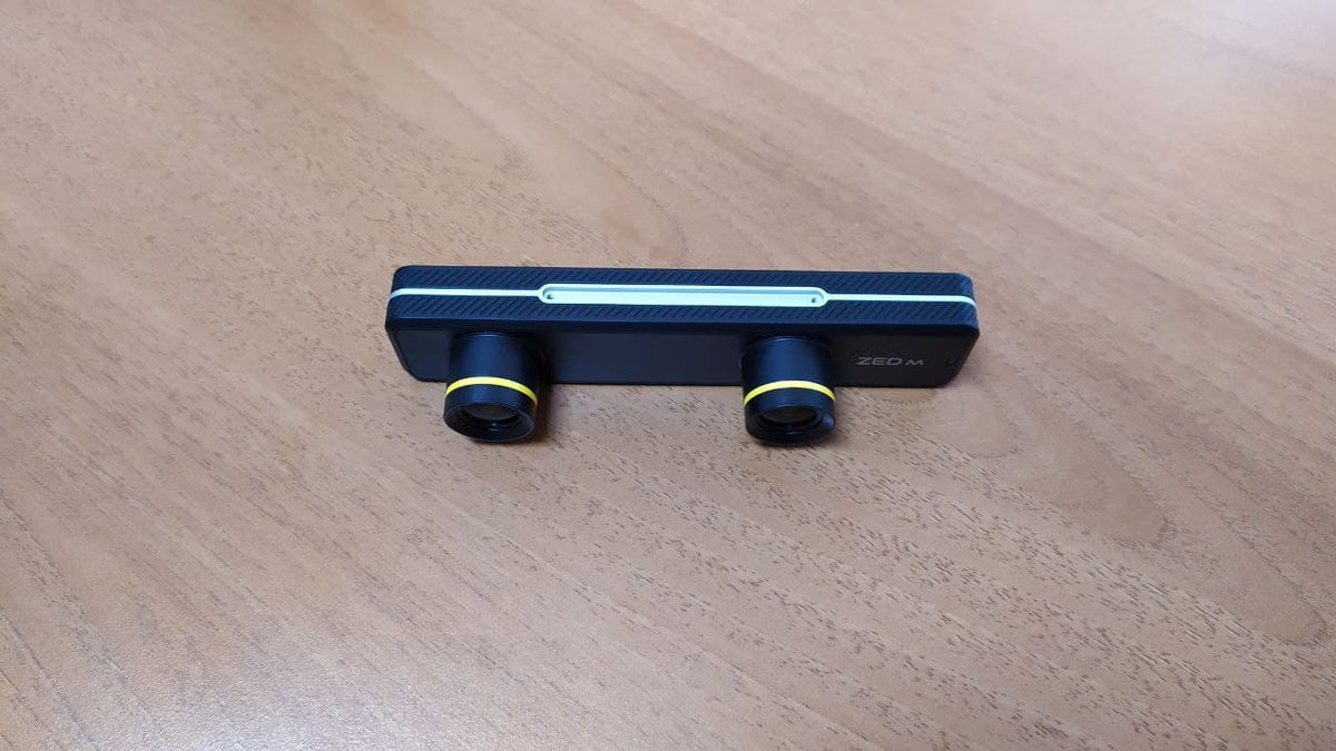 MonicaGruosso's tweet photo. Welcome ZED Mini!
ZED Mini is a camera for mixed-reality. It can capture high-resolution stereo video, understand how you move through space, perform dynamic space mapping, and much more!
Info: https://t.co/j2w5VJJOE7
#ZEDMini #MR #unibas @nicolacapece @ugoerra @UniBasilicata https://t.co/Y7Kr6Nummn